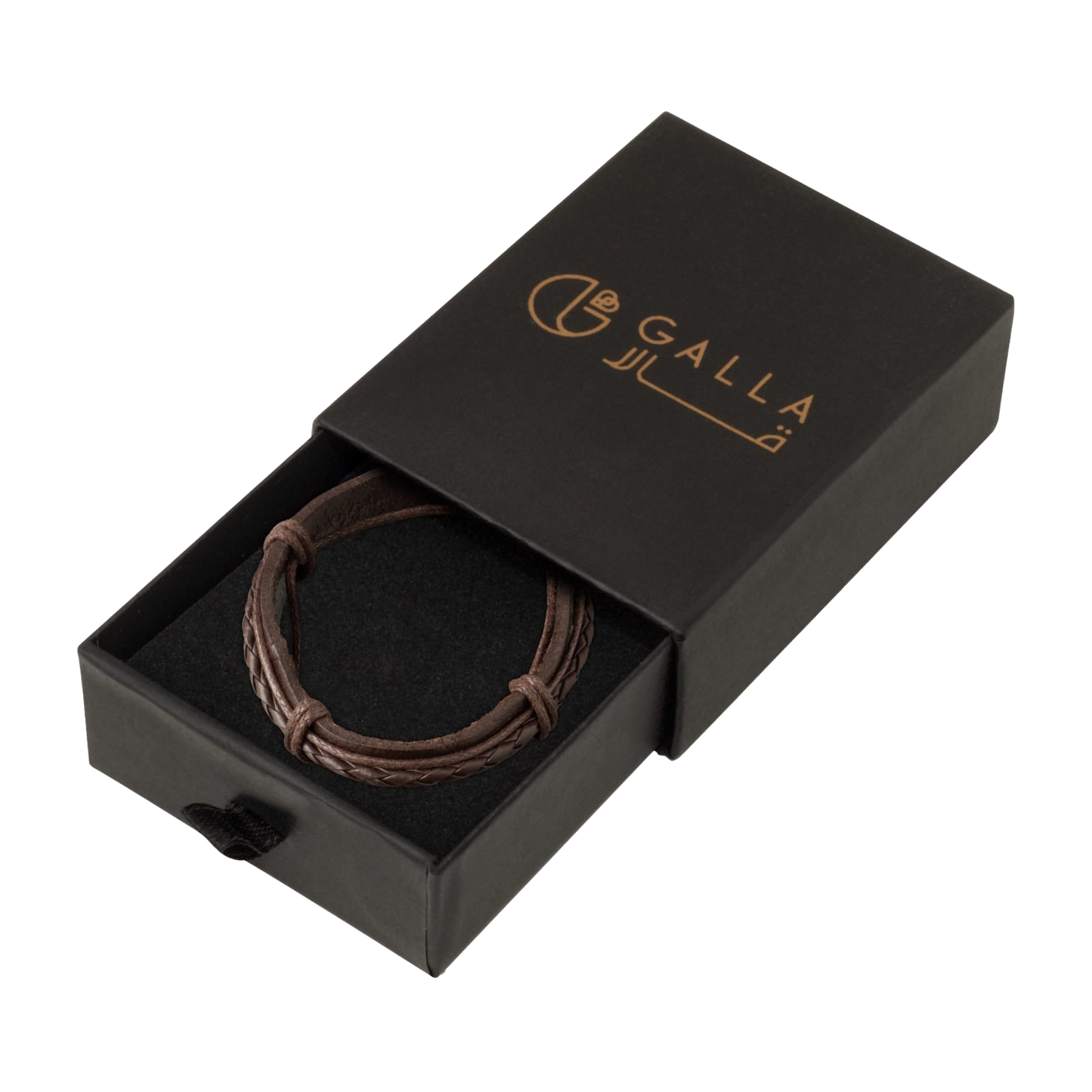 6 أسورة بنية جلدية