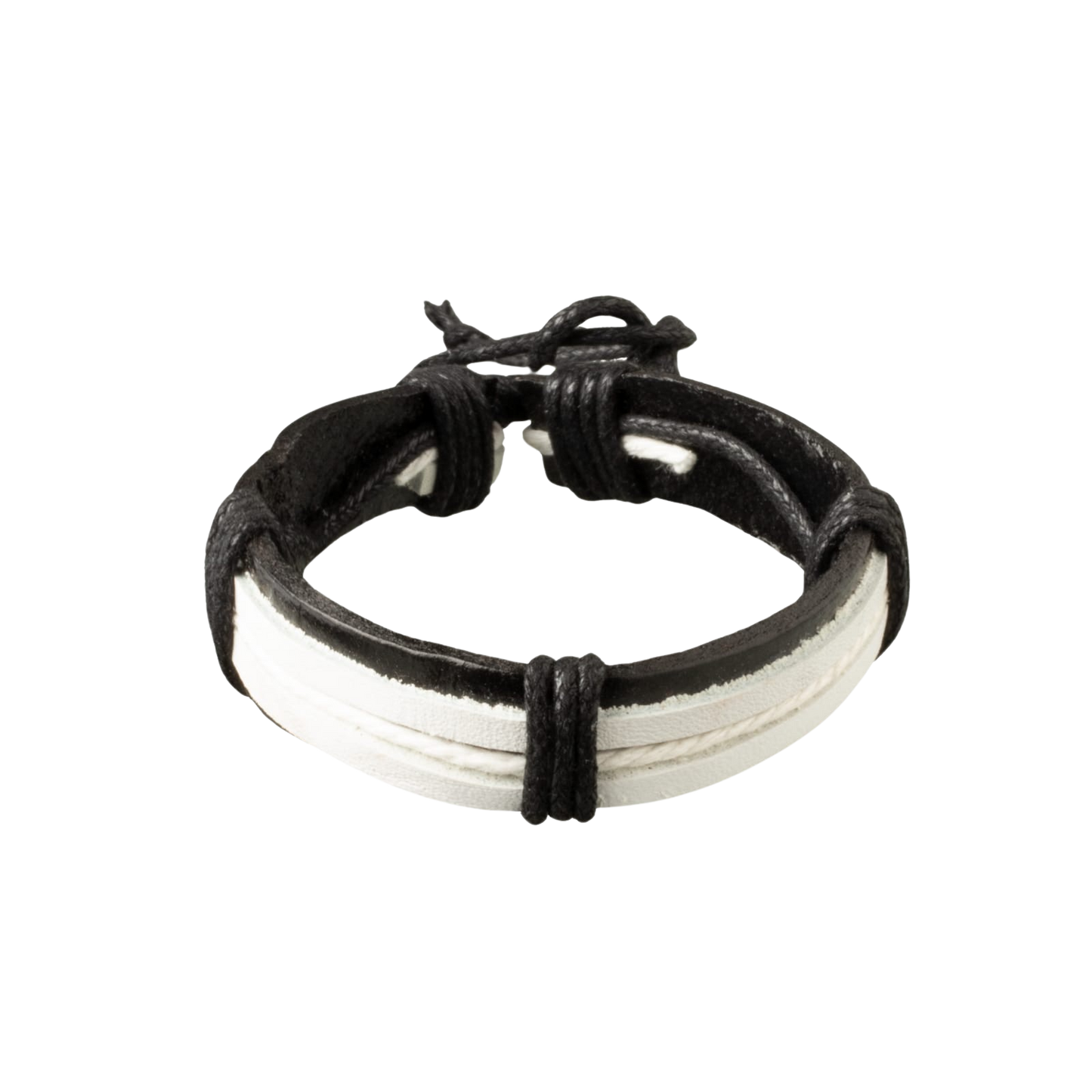 Black Leather Bracelet 4