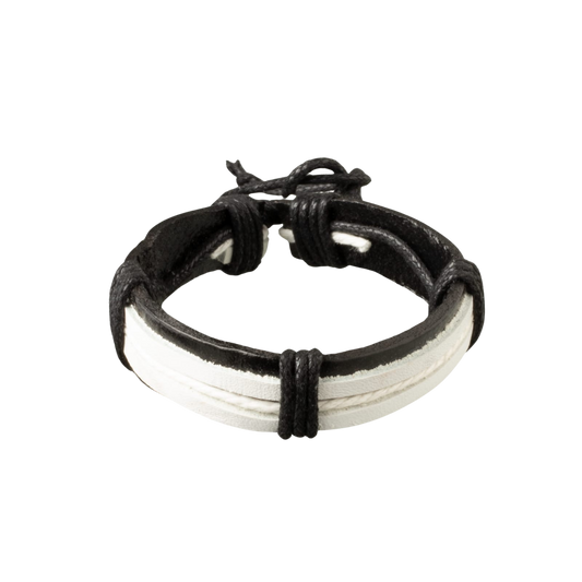 Black Leather Bracelet 4