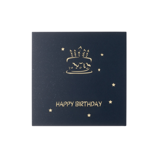 Blue Birthday Card