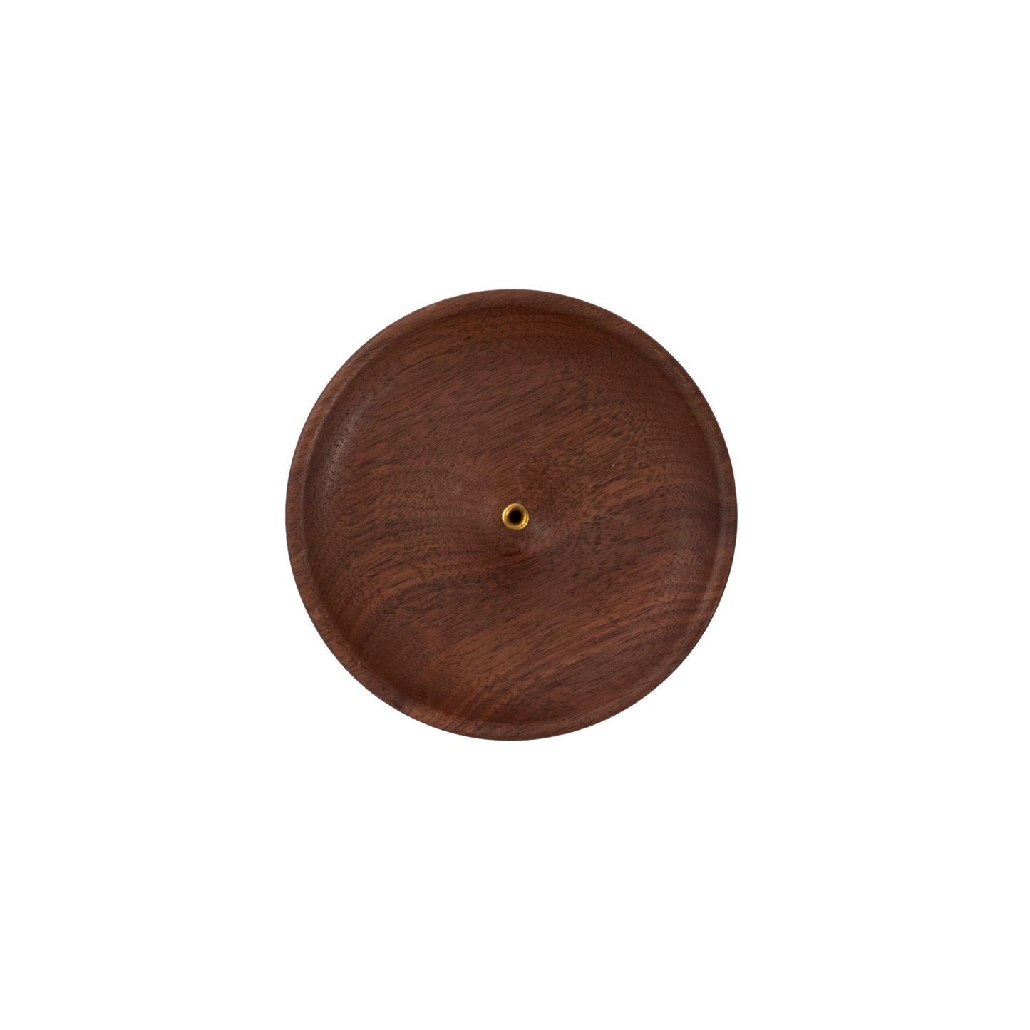 Round Wooden Incense Burner