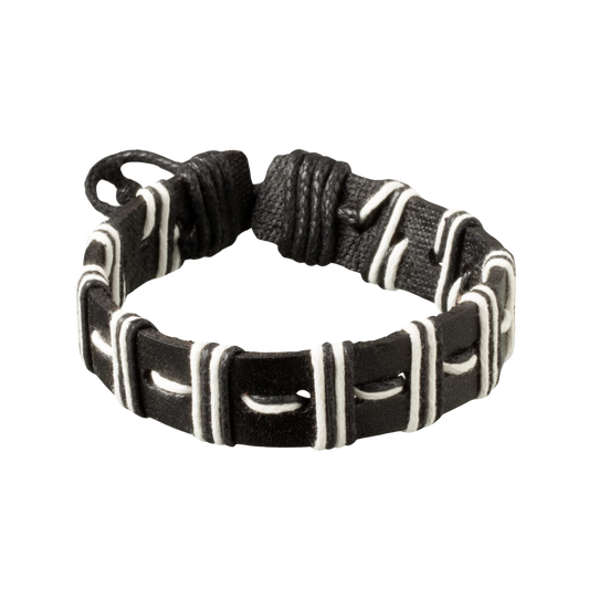 Black Leather Bracelet 3