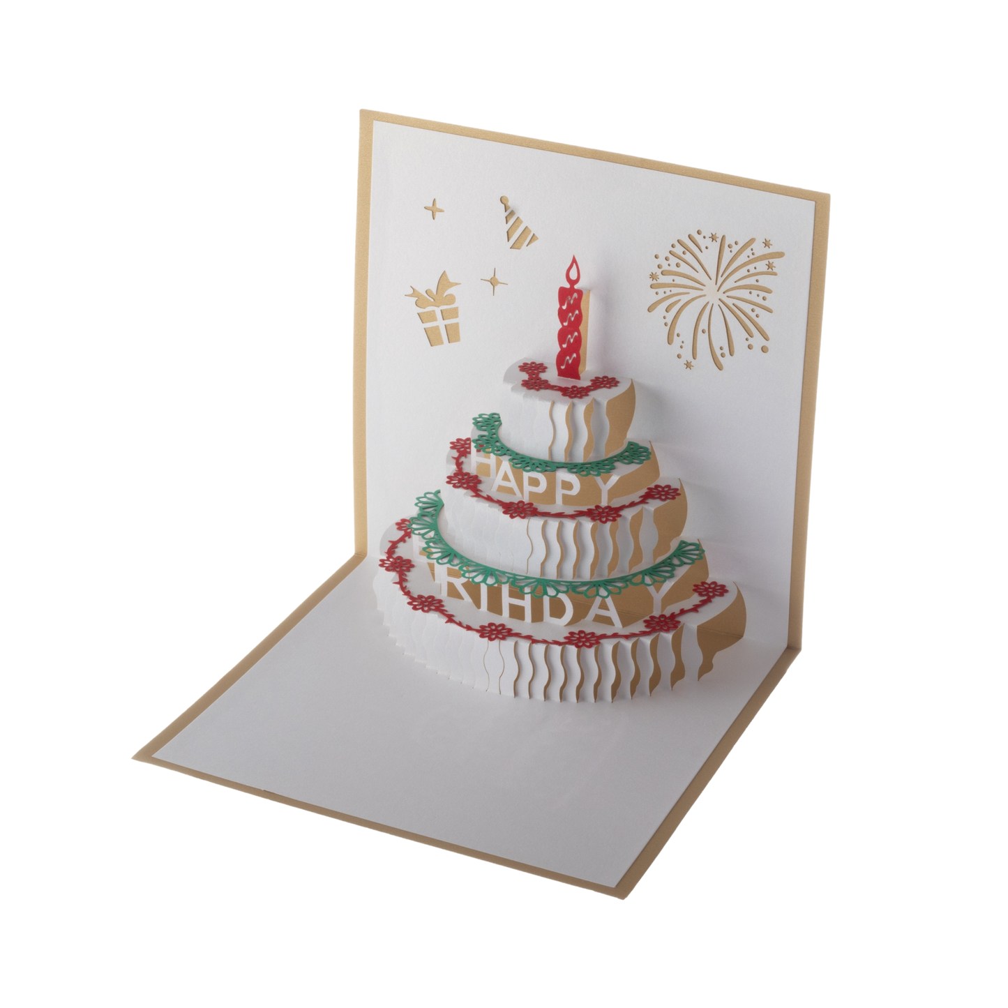 Gold Birthday Card