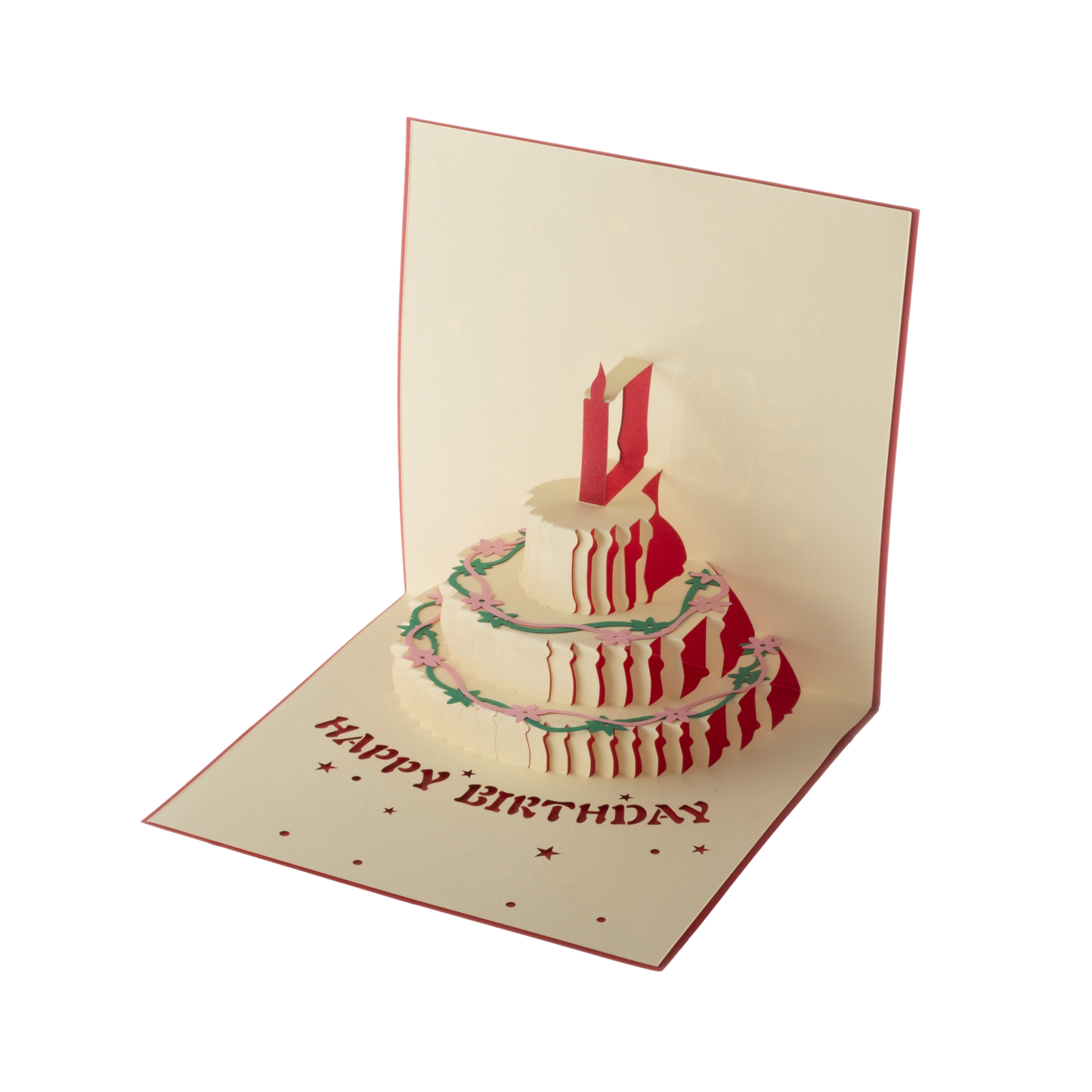 Red Birthday Card