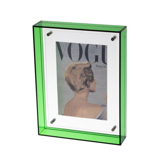 Neon Green Acrylic Photo Frame