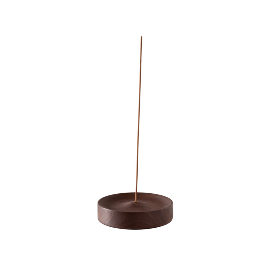 Round Wooden Incense Burner