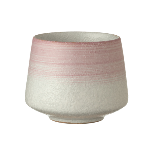 Pink and White Japanese Cup