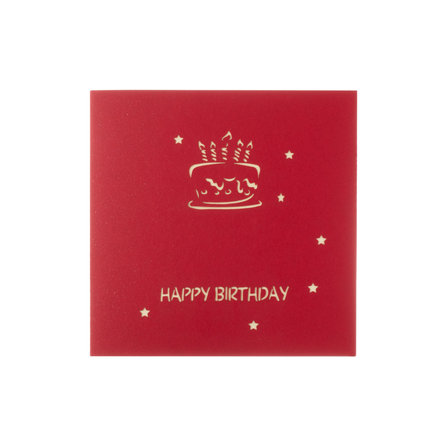 Red Birthday Card