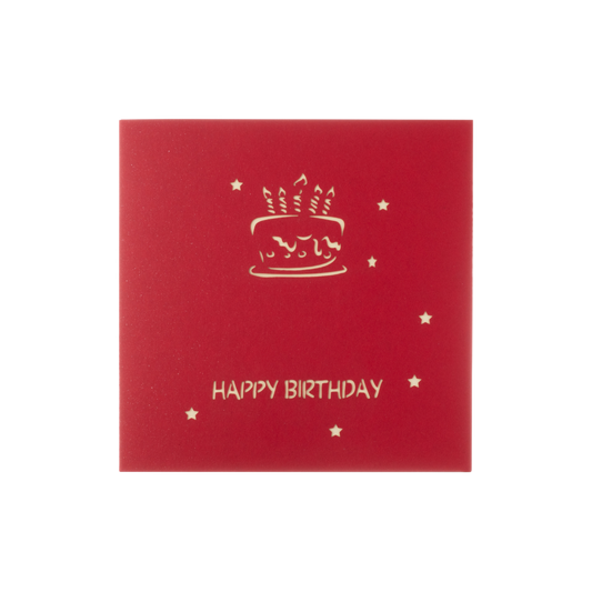 Red Birthday Card