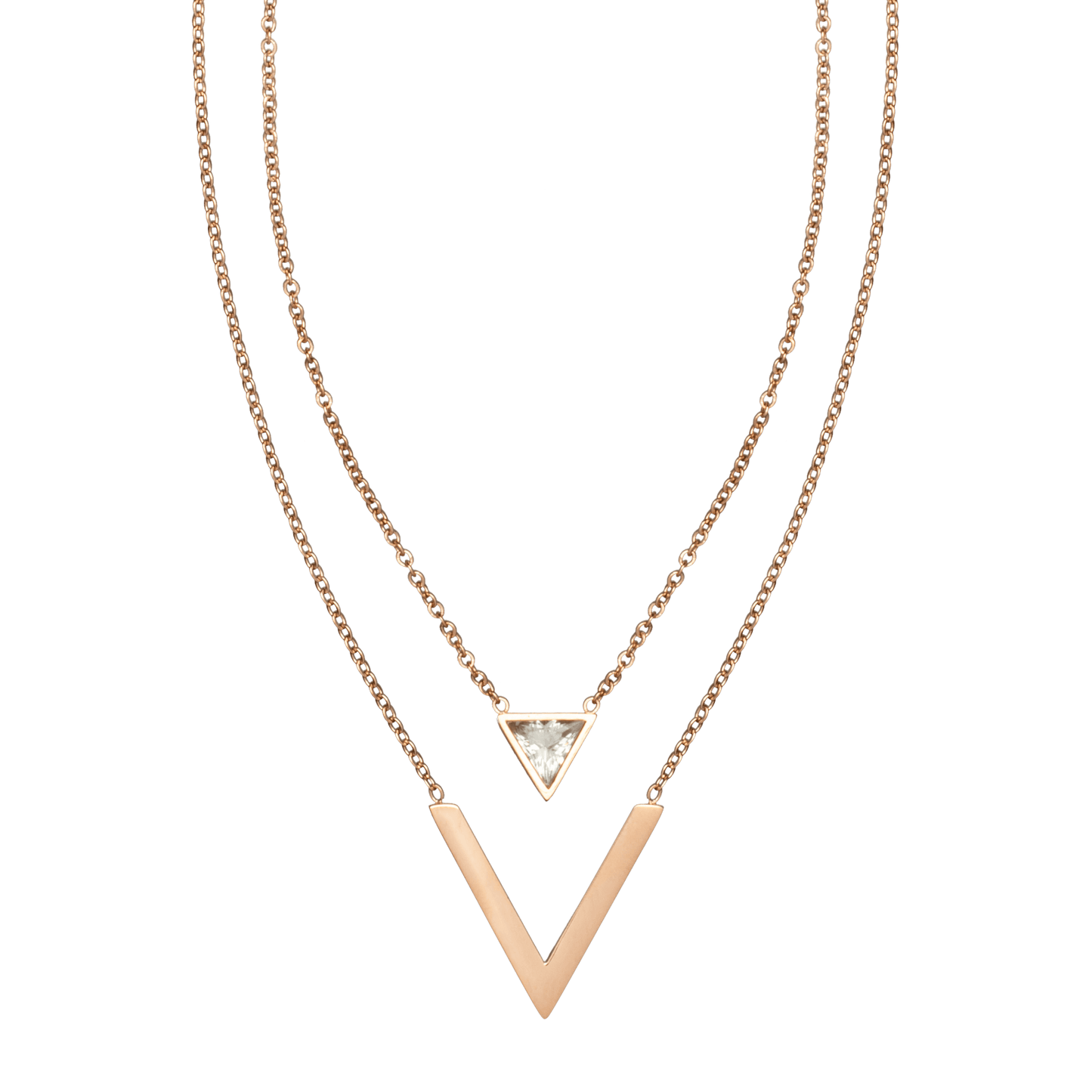 Triangle Golden Necklace