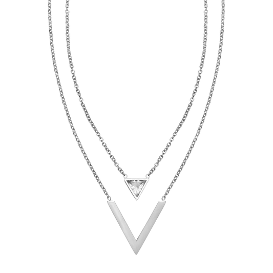 Triangle Silver Necklace