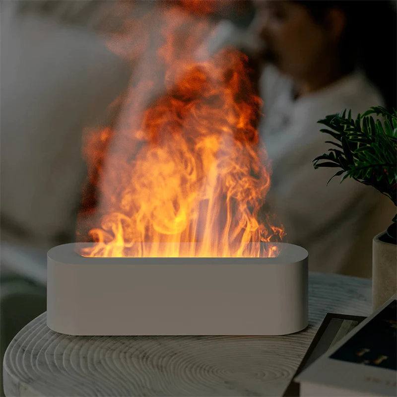 White Flame Lamp Humidifier