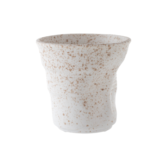 White Plastic Shaped Cup