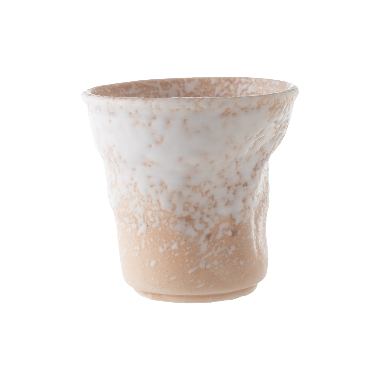 Beige Plastic Shaped Cup