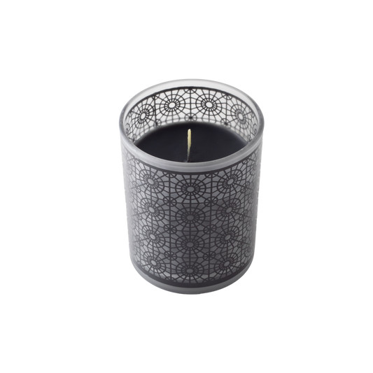 Black Glass Candle